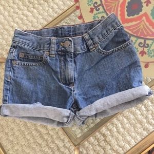 Crewcuts sz 7 adorable denim cutoff shorts!